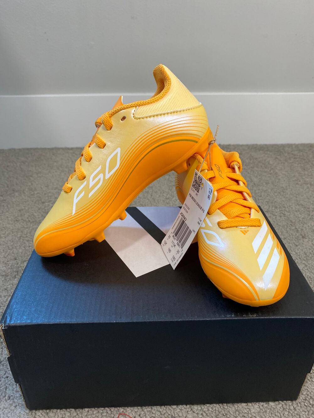 New Adidas F50 Messi League Kids Soccer Cleats Size 12